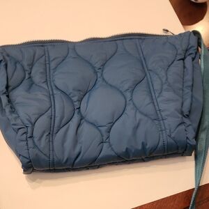 Vera Bradley Blue Quilted Shoulder Bag